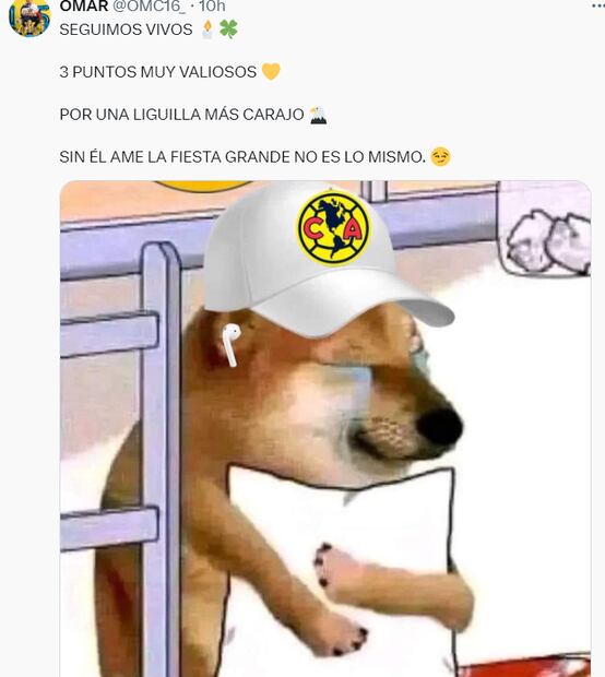 Los mejores memes de la victoria de América ante Santos