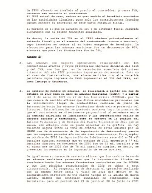 Informes de la Secretaría de la Defensa Nacional (Sedena) expuestos en el hackeo de sus correos electrónicos, conocido como el caso Guacamaya Leaks, ligados al huachicol fiscal, y a los que tuvo acceso EL UNIVERSAL. Foto: Especial