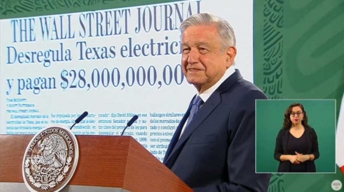 La mañanera de AMLO, 26 de febrero, minuto a minuto