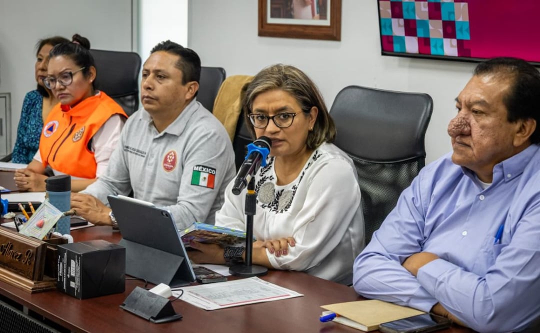 La alcaldesa de Iztapalapa, Aleida Alavez Ruiz, aseguró que hay un avance del 99 por ciento en los trabajos del colector Teotongo. | Foto: Especial.