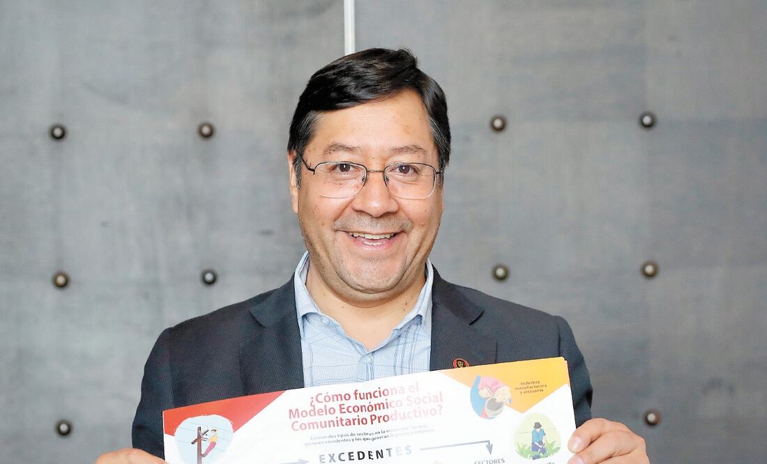 Postura. Luis Arce afirma que el Estado debe corregir las fallas del mercado y ser dueño de los recursos naturales, especialmente los hidrocarburos. BERENICE FREGOSO. EL UNIVERSAL