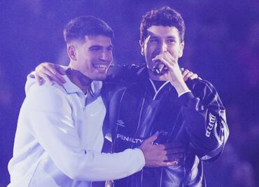 Carlos Alcaraz cantó 'Vagabundo' junto a Sebastián Yatrá en la Plaza México