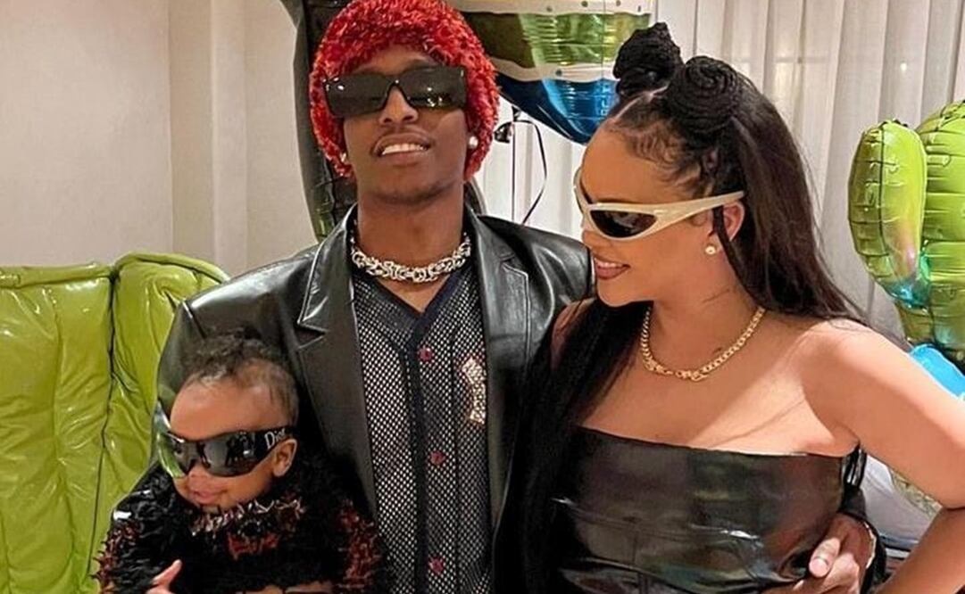 Rihanna y A$AP Rocky celebraron el primer año de su hijo. Foto: Instagram