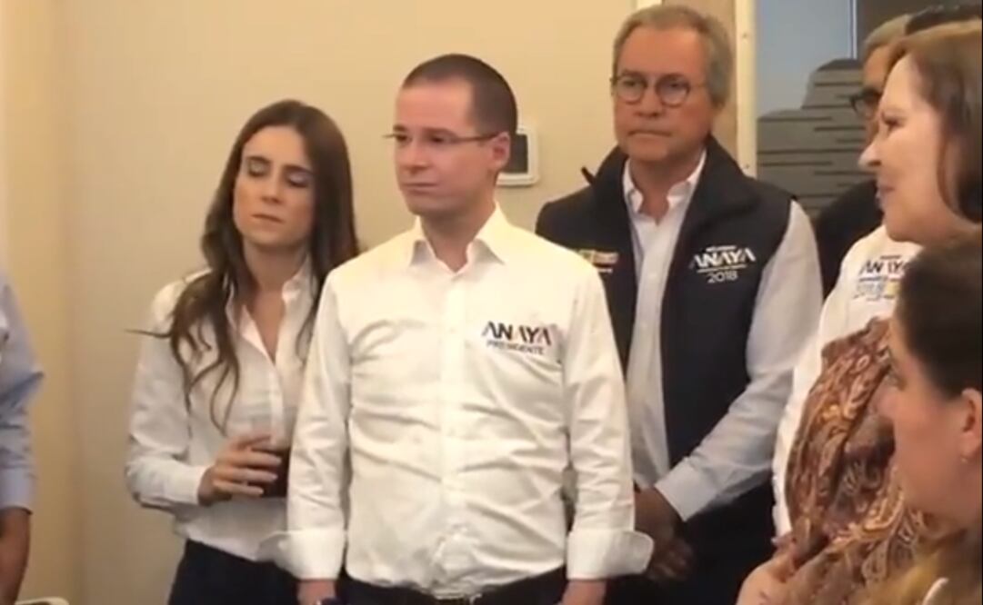 Ricardo Anaya, candidato presidencial de la Coalición Por México al Frente. Foto: Tomada de video