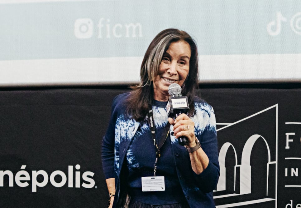Olivia Harrison presenta en el FICM "Beatles ’64", cinta que habla acerca del impacto de la agrupación.
Foto: FICM
