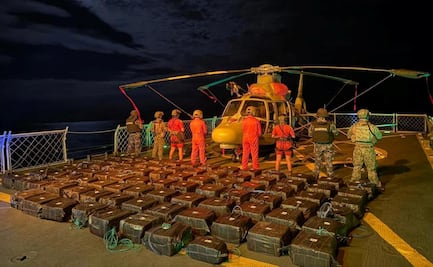 Marina incrementa 47% aseguramiento de cocaína en operaciones marítimas; reporta 86 detenidos en 2026