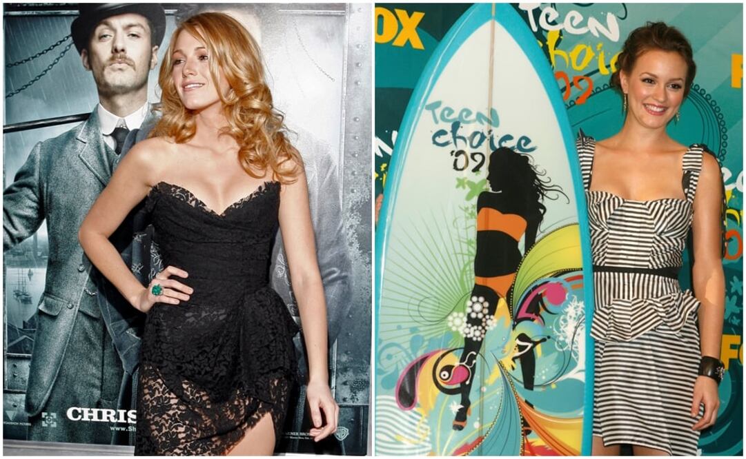 Black Lively y Leighton Meester, actrices de "Gossip Girl". Foto: Reuters, archivo