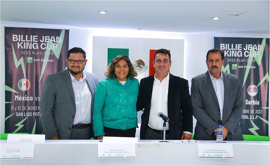 México va por resultado histórico en la Billie Jean King Cup en San Luis / FOTO: CORTESÍA