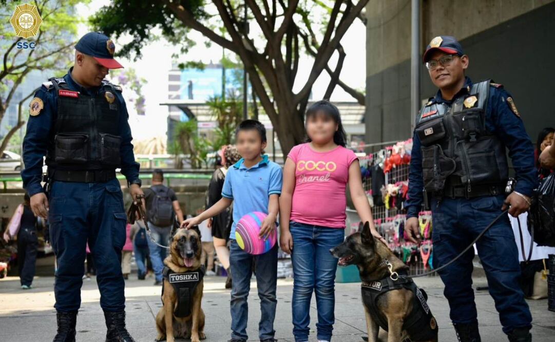 La Secretaría de Seguridad Ciudadana celebra el Día del Niño y la Niña en sus instalaciones. Foto: Juan Carlos Williams/ EL UNIVERSAL