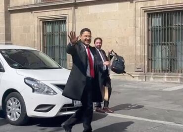 "Todo en orden": Martí Batres se reúne con AMLO en Palacio Nacional tras microsismos