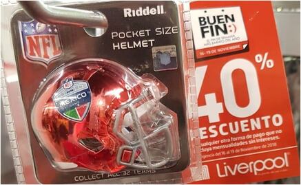 Con descuento, venden productos de la NFL en México