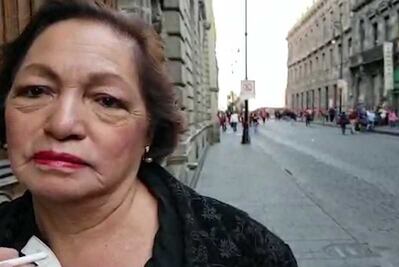 Amiga de AMLO al borde del llanto en toma de protesta