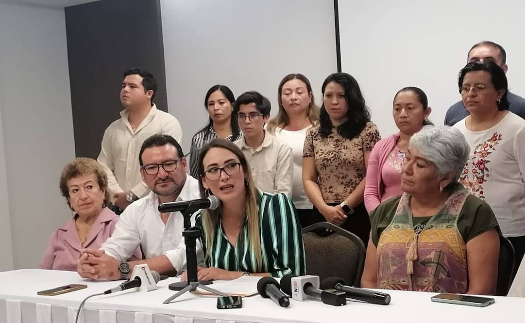 Mariana Cruz Pool anunció su declinación a la candidatura de Morena a la Alcaldía de Motul / Foto: Especial