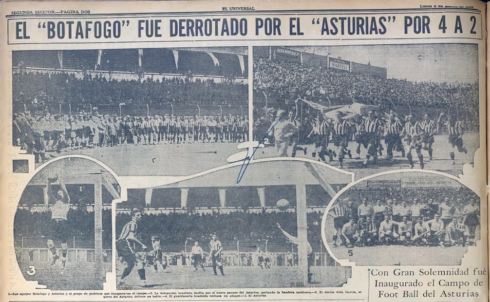 La colonia Asturias solía tener un popular estadio en Avenida del Taller, que la película con Pardavé inmortalizó en los años 40. Hemeroteca EL UNIVERSAL.
