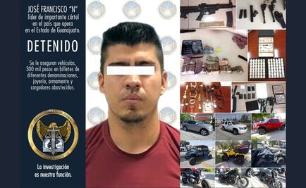 Detienen a presunto líder de cártel que operaba en Guanajuato