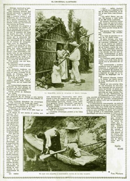 Cien años de trajineras en Xochimilco