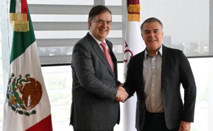 Ebrard se reúne con Francisco Cervantes del Consejo Empresarial; “no habrá sorpresas ni reacciones intempestivas”, dice 