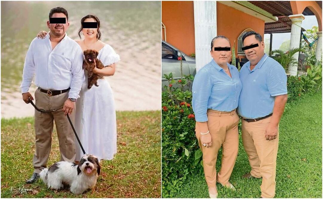 Izquierda: Sergio y Zayra fueron encontrados sin vida el 28 de febrero.

Derecha: Lili y Clemente se dedicaban a la venta de pescado.

(25/03/2025) Fotos: Especiales