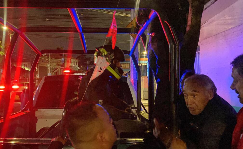 Motociclista detenido. Foto: Especial