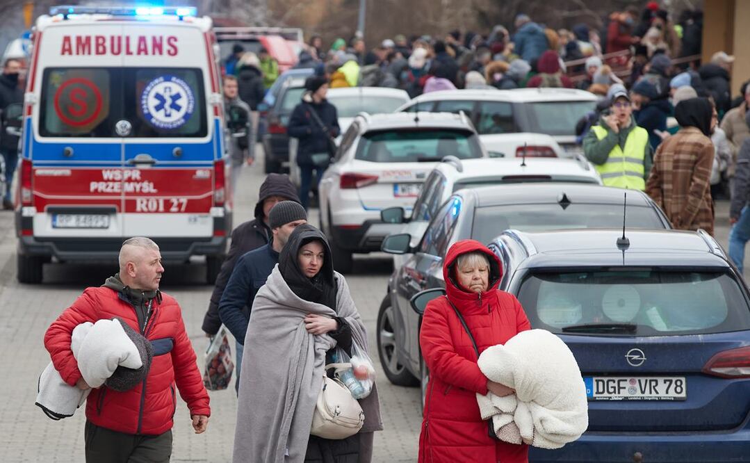 Ciudadanos ucranianos. Foto: Xinhua