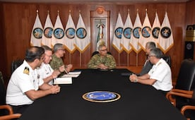 Raymundo Morales se reúne con el secretario general de la Organización Marítima Internacional; inicia visita oficial