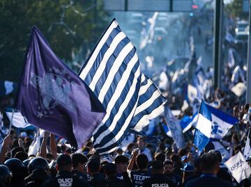 Afición de Rayados calienta el partido con cántico contra River Plate; "Pobrecitos que se fueron a la B"