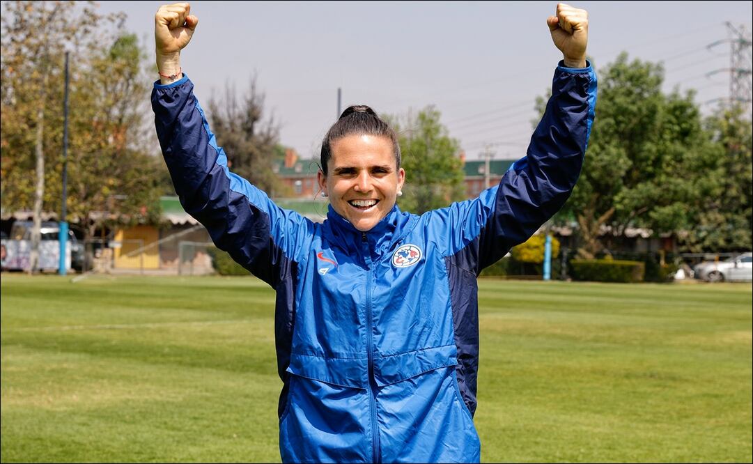 Andrea Pereira, estrella del América Femenil habló sobre la necesidad de una base salarial en la Liga MX Femenil / Foto: Fernanda Rojas - EL UNIVERSAL