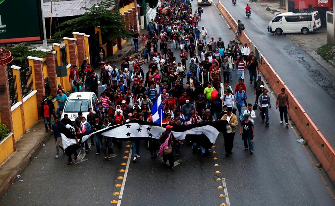 "Caminata del Migrante". Foto: EFE