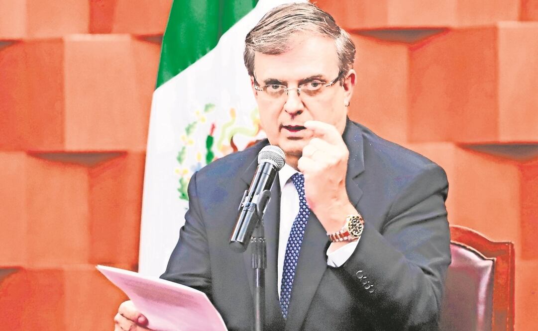El canciller Marcelo Ebrard dijo que Joe Biden y AMLO tienen muy buena relación. Foto: Archivo/EL UNIVERSAL 