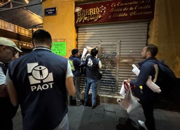 Retiran ilegalmente sellos de suspensión en  bares del Centro Histórico de la CDMX; PAOT los repone
