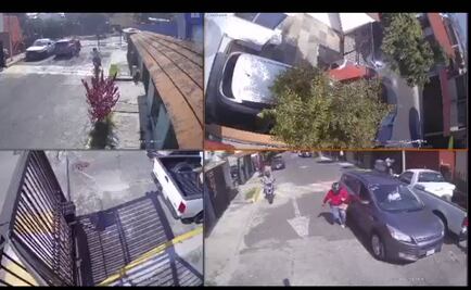 Captan asalto con cuatro cámaras; video muestra a ladrones en moto