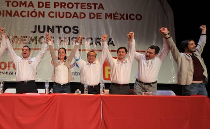 ​Yerno y nieto de Elba Esther arropan a Claudia Sheinbaum