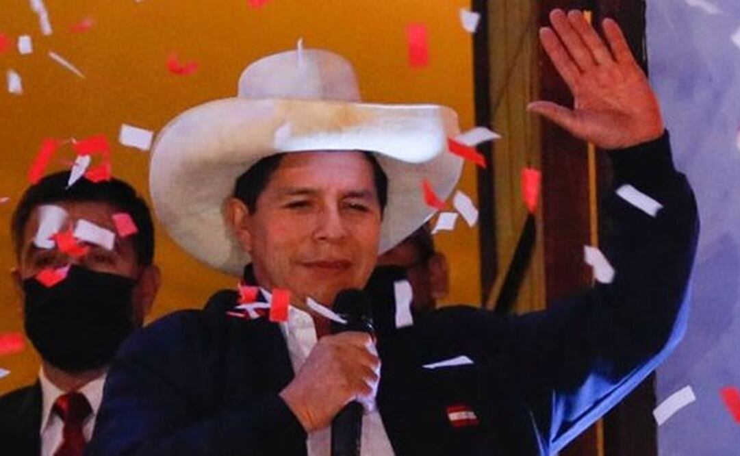 Pedro Castillo es finalmente el presidente de Perú. Foto: Getty Images