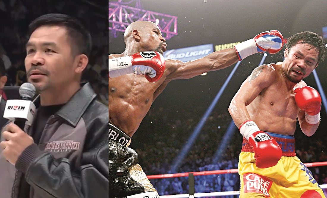 Manny Pacquiao anuncia pelea contra Floyd Mayweather Jr en 2024