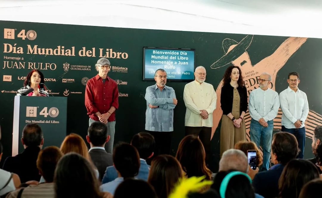 La FIL de Guadalajara celebró sus 40 años con la lectura de "Pedro Páramo" en el Día Mundial del Libro. Foto: FIL Guadalajara.