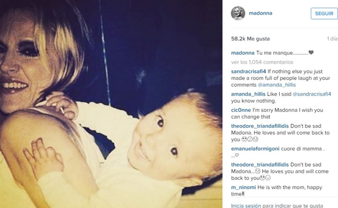 Foto: Tomada del Instagram de Madonna