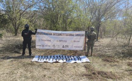 Marina neutraliza 30 explosivos artesanales en Sinaloa; fueron hallados en la búsqueda de mineros desaparecidos