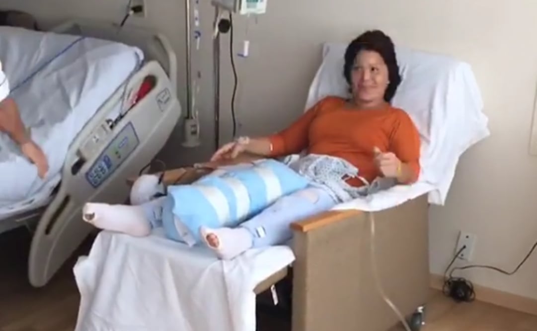 En redes compartió imágenes desde el hospital Foto: Instagram