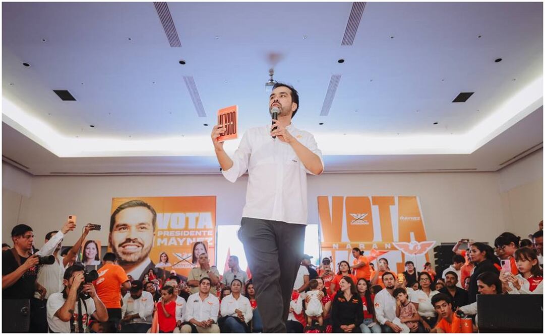 Jorge Álvarez Máynez, candidata presidencial de MC. Foto: Especial