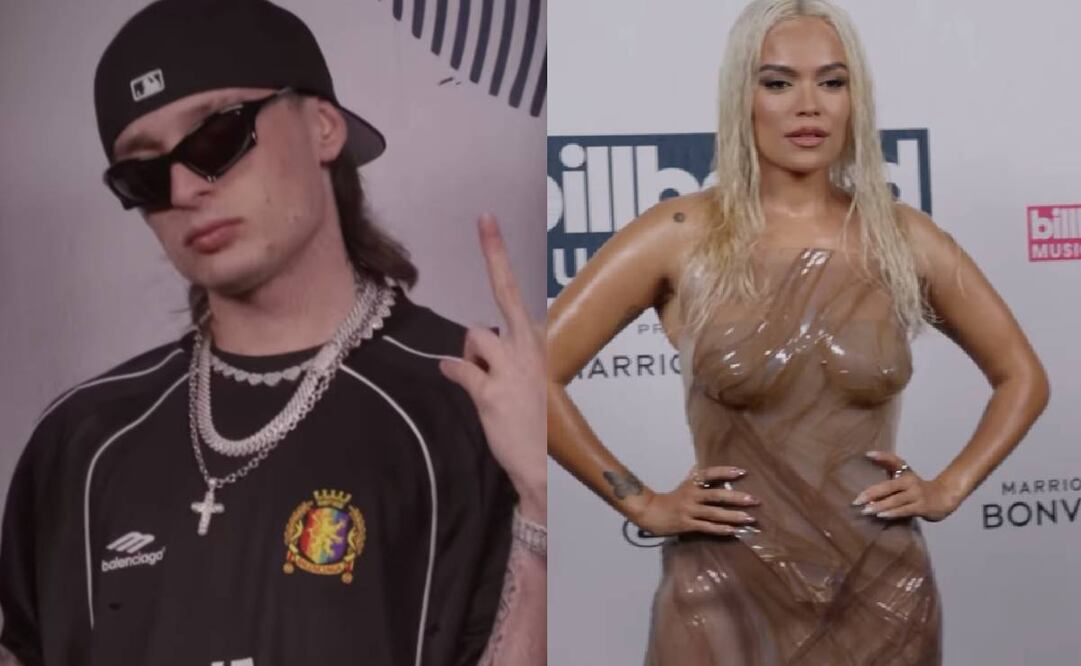 Peso Pluma, Karol G y Mariah Carey desfilaron por la alfombra de la premiación. Foto: Instagram