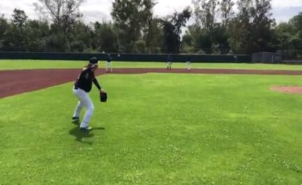 AMLO presume técnica de fildeo en Ciudad Universitaria