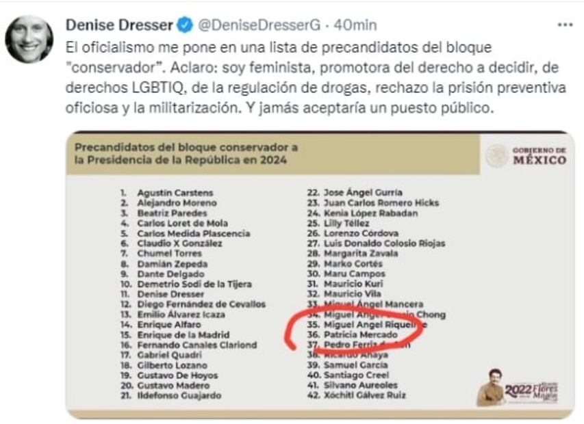 “Destapados” por AMLO para 2024 reaccionan a lista: “Sigue perdiendo el tiempo en su programa humorístico”