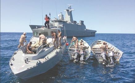 Buques abastecen al narco en altamar