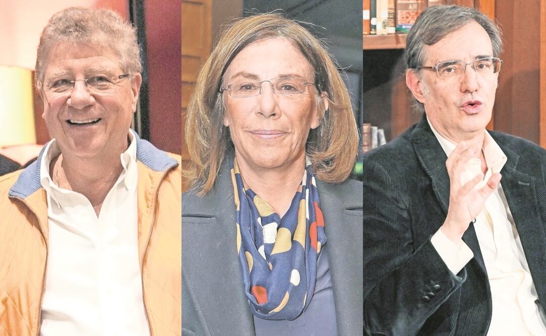 CARLOS ALAZRAKI, SABINA BERMAN, JOSÉ WOLDENBERG. Foto: Archivo. EL UNIVERSAL