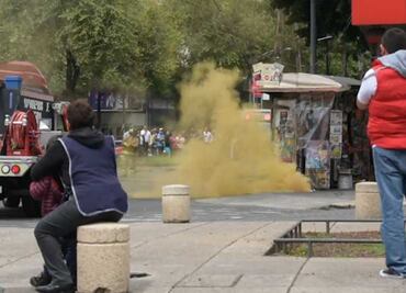 Explosión de mufa deja 2 lesionados en Insurgentes