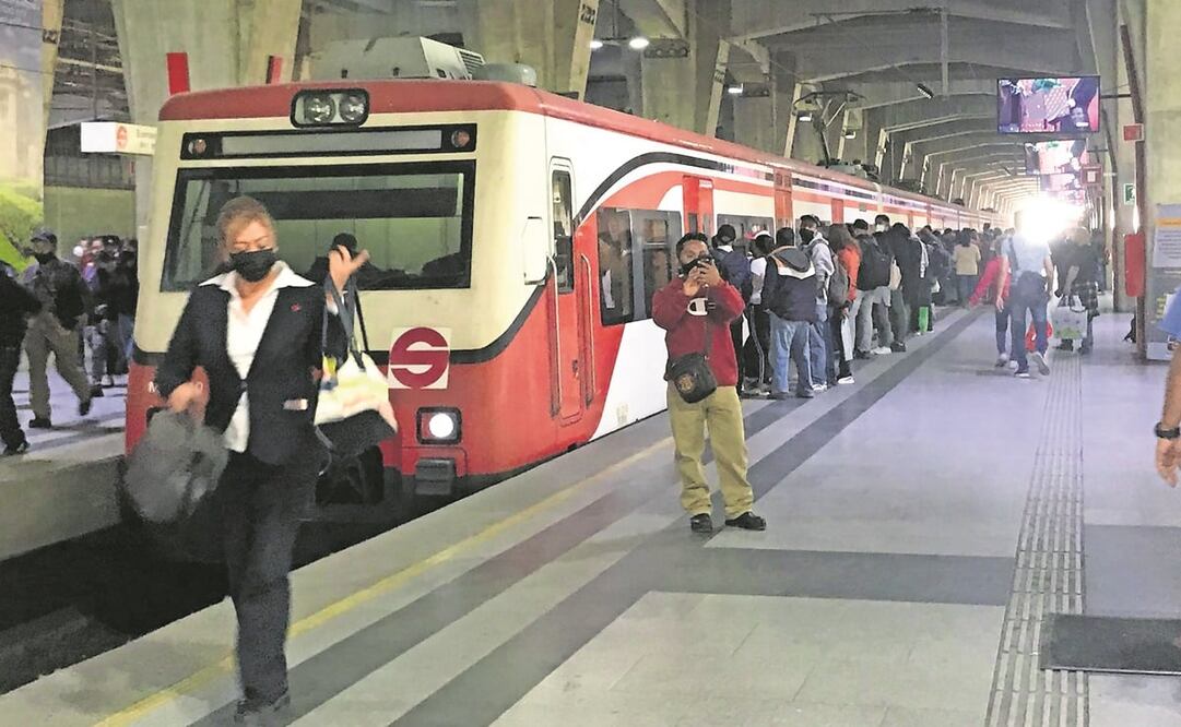 Con el nuevo ramal del Tren Suburbano, el tiempo promedio de recorrido será de 38 minutos desde Buenavista hasta el AIFA. Foto: Rebeca Jiménez. EL UNIVERSAL