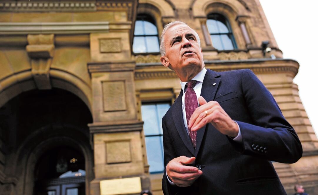 Mark Carney dijo que van a responder a los aranceles. Foto: JUSTIN TANG/AP