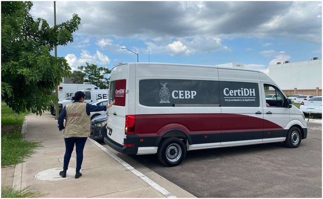 Desde el Servicio Médico Forense, fueron trasladados 84 restos humanos al primer Centro de Identificación Humana en Culiacán, Sinaloa. Foto: Oficial