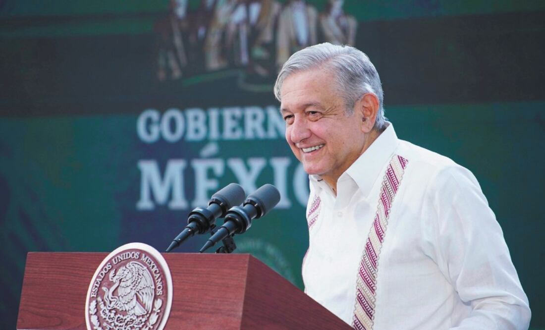 Andrés Manuel López Obrador acusó que sus opositores buscan que no se hagan las obras de infraestructura prometidas y que existe un sabotaje legal. Foto/PRESIDENCIA