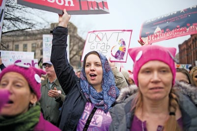 #InaugurationDay contra #WomensMarch